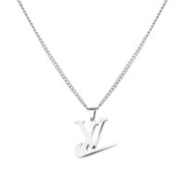 NIKE: LV Swoosh Necklace Silver - Picture 4 of 8